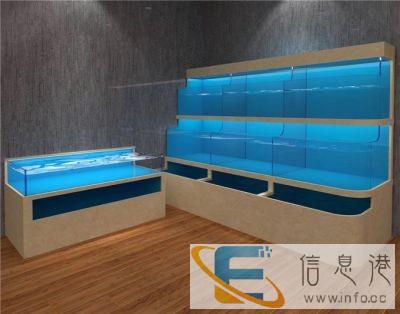广州海鲜池制冷设备安装荔湾超市海鲜池定做大排档海鲜池定做