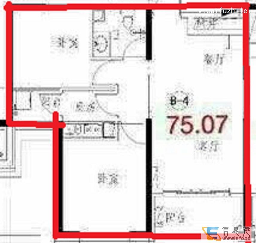 超好的地段,升值潜力大,宝地太阳广场 24万 2室1厅1