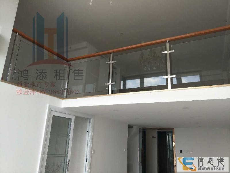 绿地中央广场办公室出租 复式全新精装修 可注册公司