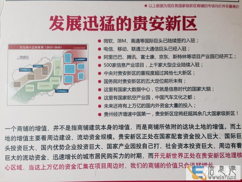 贵安新区核心区门面住房出售