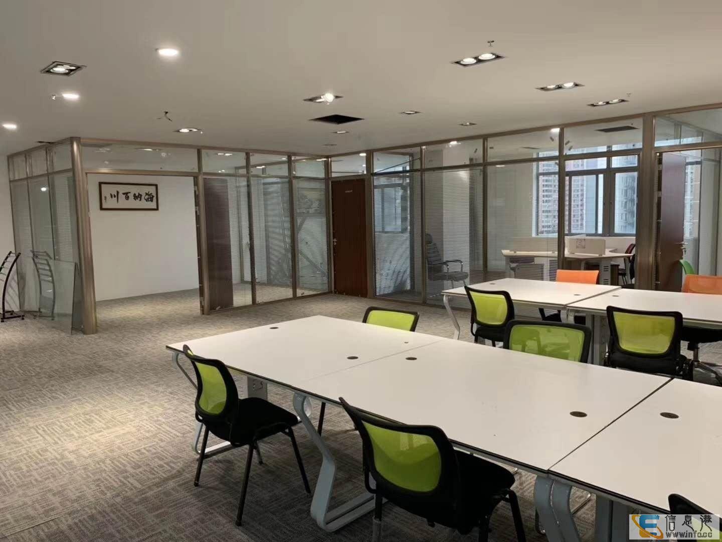 长风商务区邻万象城5a写字楼华润大厦精装带家具把角户双面