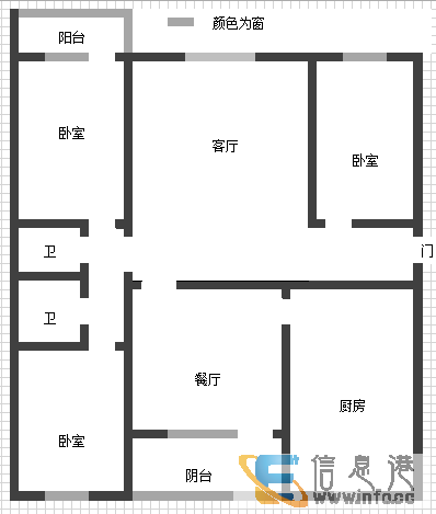 拉僧仲 世纪小区 3室 2厅 107平米 出售世纪小区