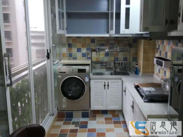 滨江豪园精装温馨二室现场拍图二台空调可看江拎包入住