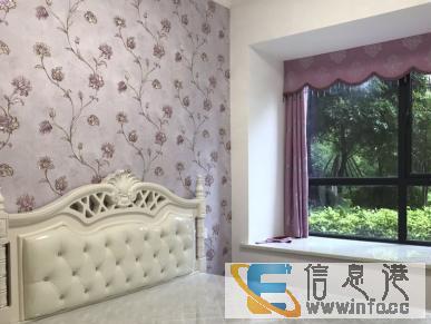 小区中庭，安静，套四精装，弘城水韵品质小区