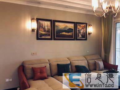 江南半岛精装套三，全新装修家电有证满2税费低