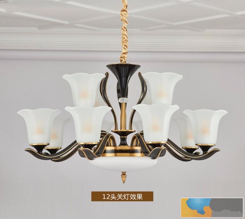 路易威登客厅大灯 云石吊灯 个性时尚优雅款