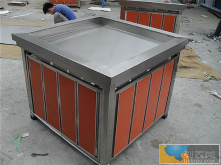 哈尔滨不锈钢超市转角柜常温柜不锈钢海鲜冰台不锈钢蔬菜货架展柜