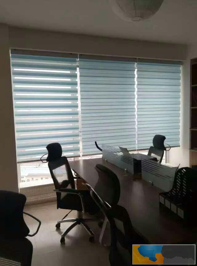 廊坊电动窗帘订做广阳区办公学校遮光窗帘订做卷帘