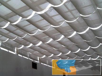 青岛市北别墅商场天棚帘电动隔热遮阳天幕帘蜂巢帘定做