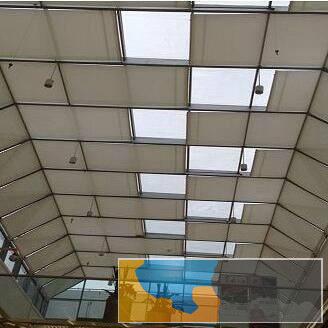 太原小店按装阳光房天幕帘电动天幕蓬天棚帘