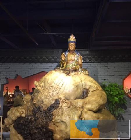 根雕大件工艺美术收收藏摆件酒店大堂