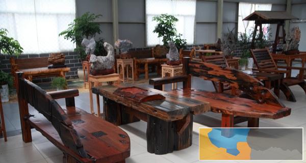 老船木家具茶桌茶台餐桌床置物架博古架酒架吧台桌椅实木家具