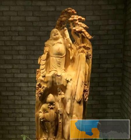 精品达摩千年崖柏根雕客厅摆件弥勒佛观音马动物工艺品