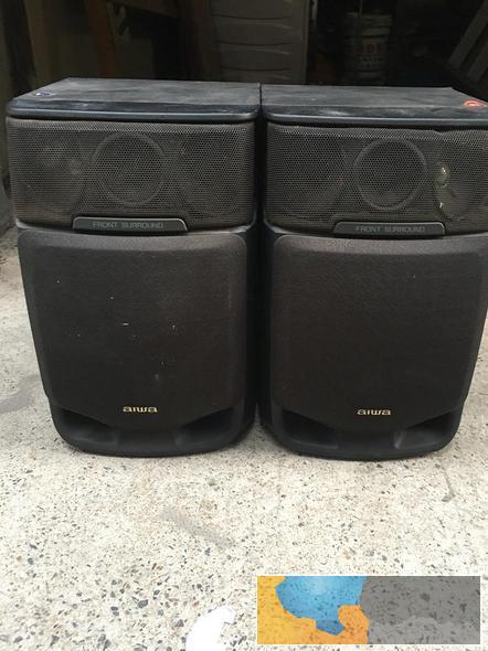 日本爱华音箱一对