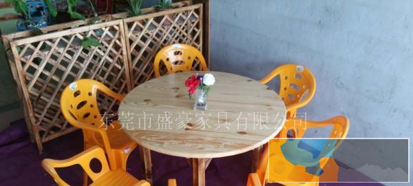 厂家直销火焰鹅餐厅桌椅,醉鹅餐厅桌椅,农庄桌椅,碳化桌椅快