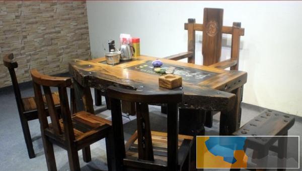 宣城市老船木家具茶桌椅子沙发茶几茶台餐桌博古架办公桌罗汉床