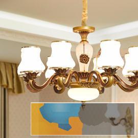 雅安新中式吊灯客厅灯具中国风吊灯现代简约餐厅卧室创意个性复古