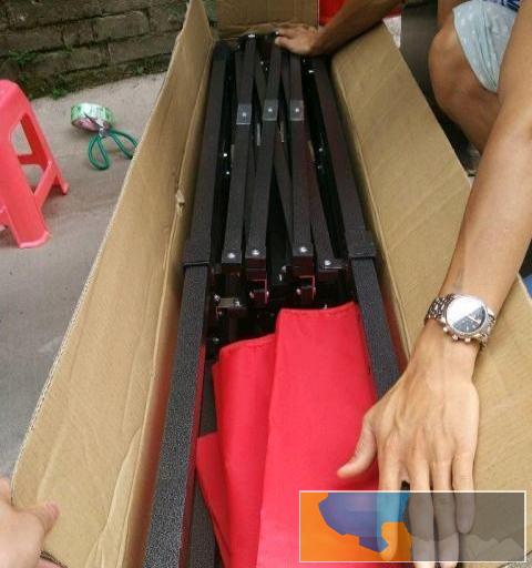 广告伞刚买没多久没用过的，现在不需要了