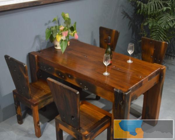 船木家具个性茶台乌金石茶桌简约茶几功夫泡茶桌餐桌