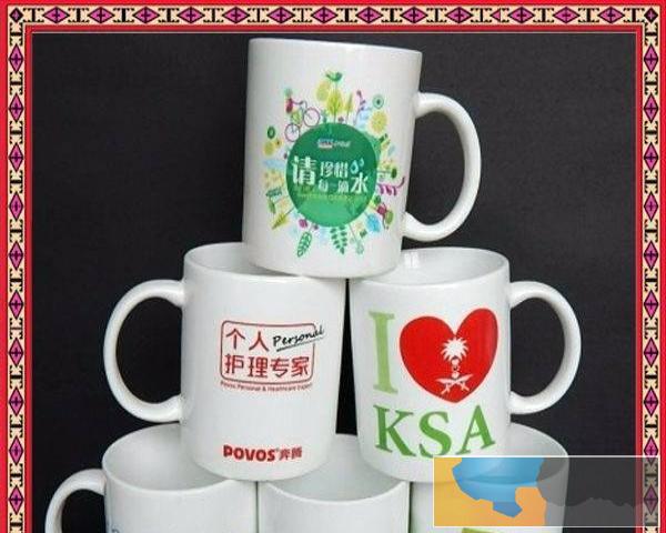 纯白水杯带盖带勺陶瓷杯子直身简约马克杯牛奶咖啡杯