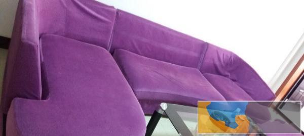 沙发,布艺,带六个大靠枕