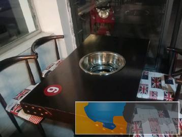 9成新展示冰柜，火锅桌子出售