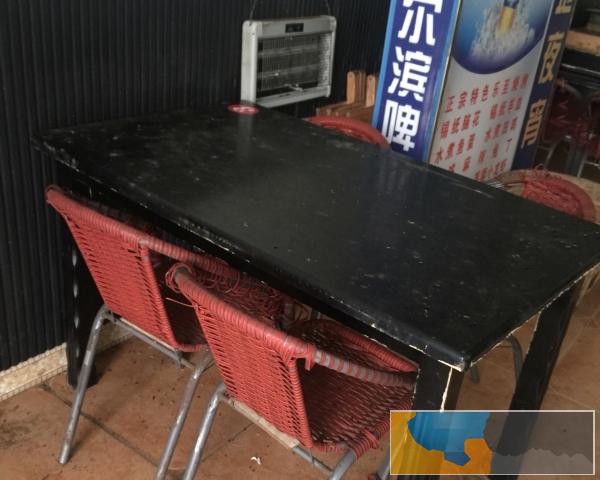 甩卖宵夜,餐馆用桌椅8套