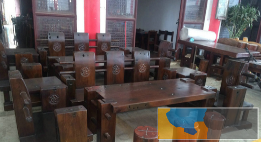株洲市老船木家具茶台餐桌椅子实木茶桌子沙发茶几办公桌柜子架子