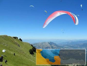 保山热气球租赁，动力滑翔伞广告