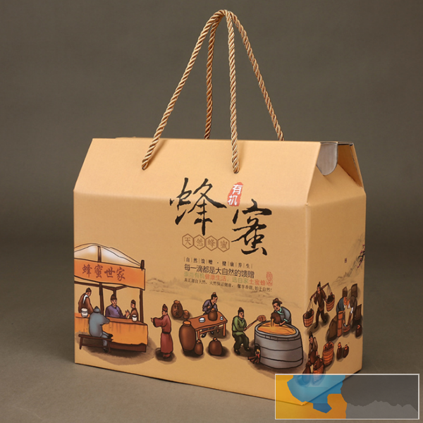 桂林定制蜂蜜礼盒配套包装设计生产厂家