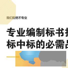 淮南东电服务标书制作标书代写