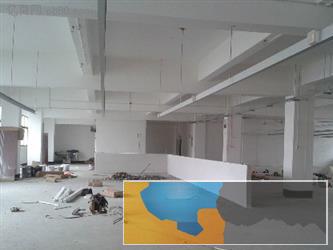宁波店面房快速装修木工隔墙吊顶墙面刷白