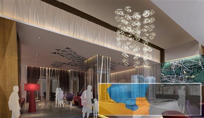 青岛售楼装修 瀚海酷派装饰