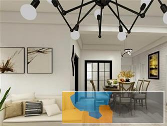 湘潭苹果装修案例 大学里145平北欧风格