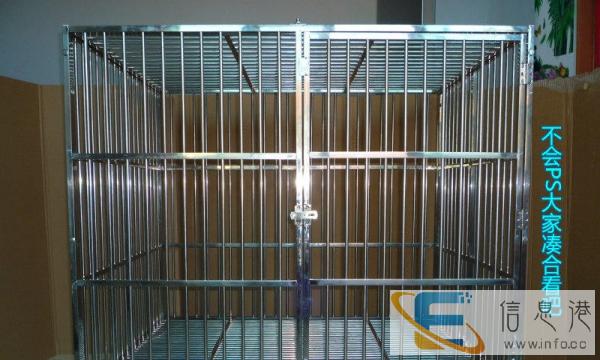 厂家销售不锈钢狗笼，可按要求尺寸定做