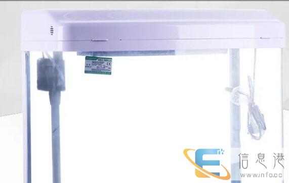 鱼缸带过滤器,三合一水泵,LED节能灯