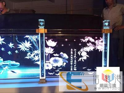 长沙内雕导光玻璃