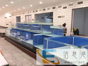 海鲜缸定做饭店鱼缸酒店海鲜缸鱼缸定制