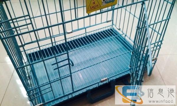 可折叠宠物狗笼子狗围栏 小型犬猫兔用 带托盘