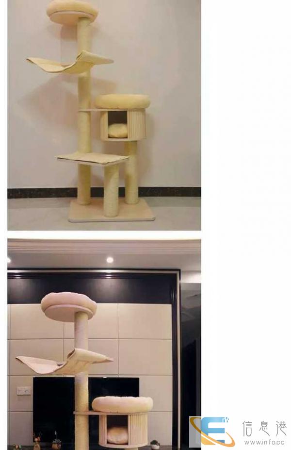 高档松木猫爬架转让