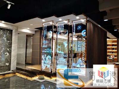 杭州内雕导光玻璃