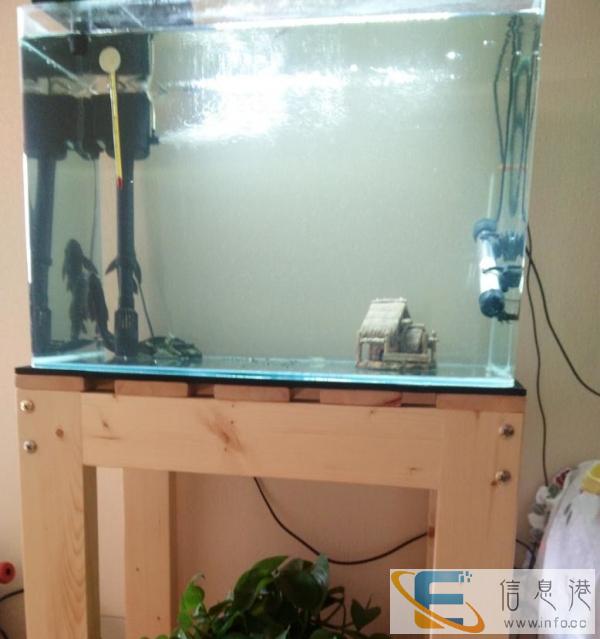 九成新鱼缸600CM全套带走