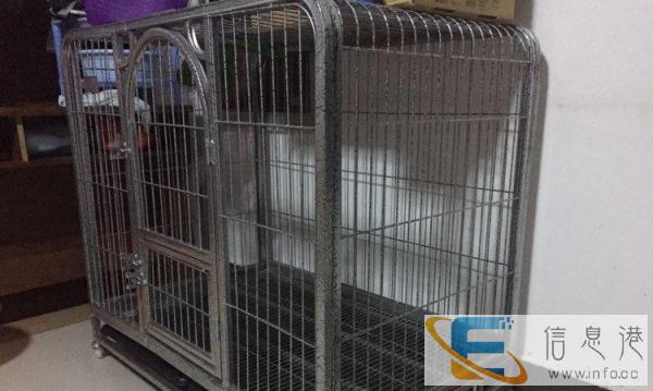 中、大型犬狗笼中