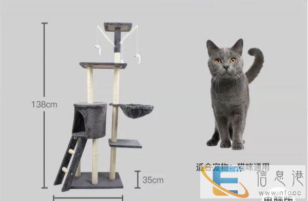 猫爬架，九成新的
