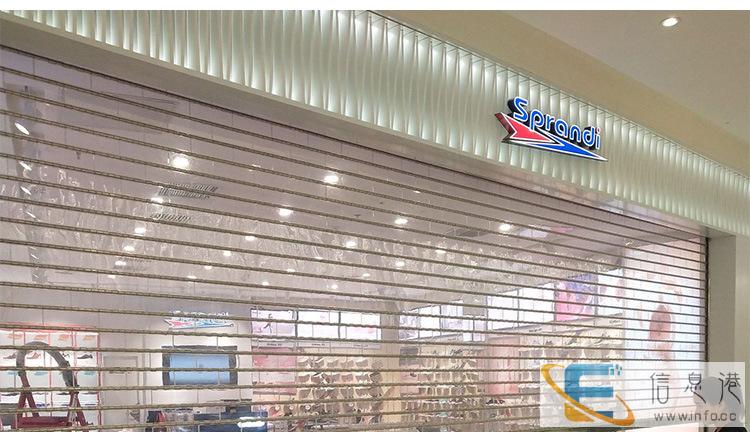 西乡 直条pvc水晶门铝合通片水晶门