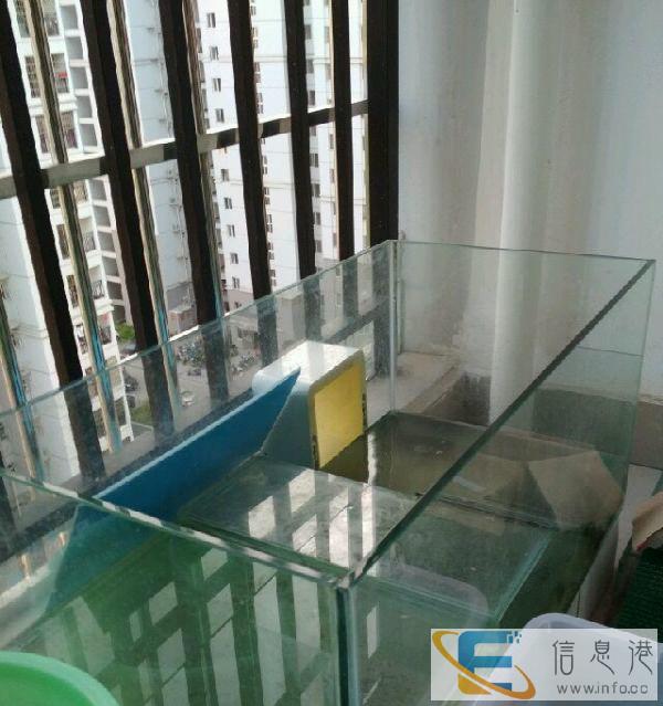 玻璃龟缸带晒台排水孔