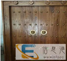 别墅大门定做　大门定做进户门榆木门老