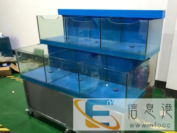 专业定制生产酒店、超市鱼缸和海鲜池