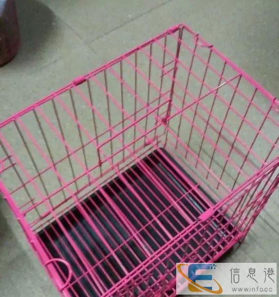 狗笼一只、粉色的