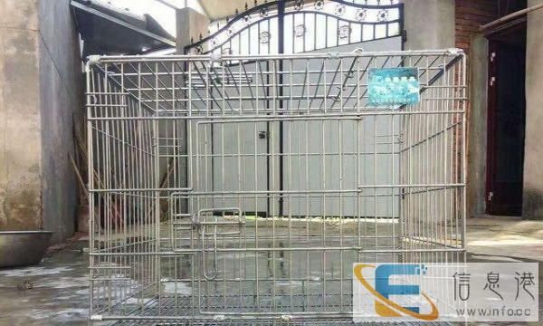 9成新不锈钢狗笼出售